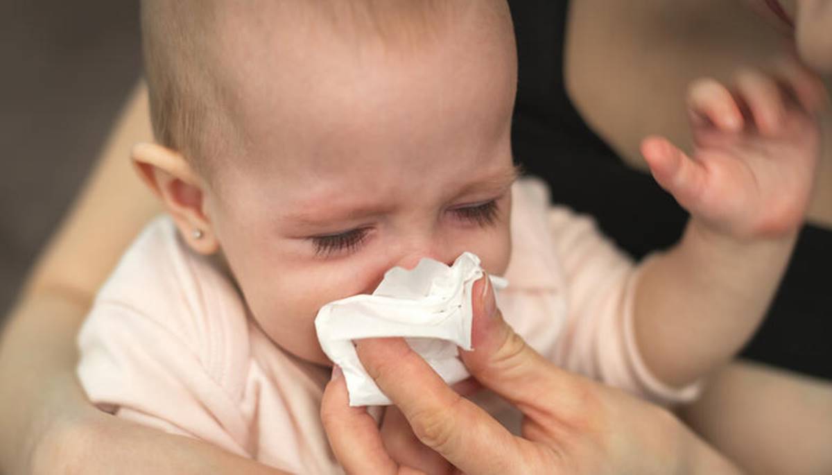 Bebê com nariz entupido o que fazer?