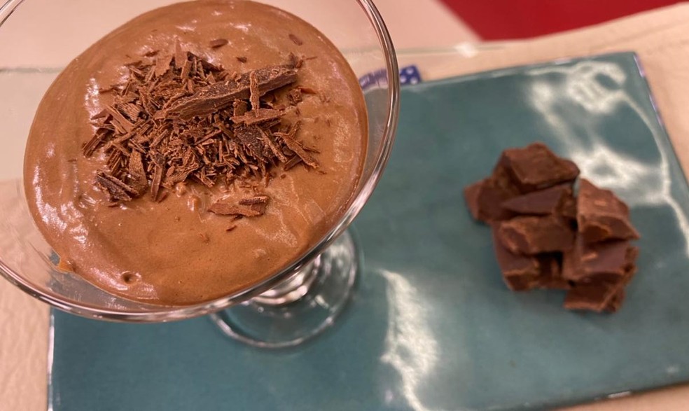 Veja a receita do mousse de chocolate com 3 ingredientes da Ana Maria