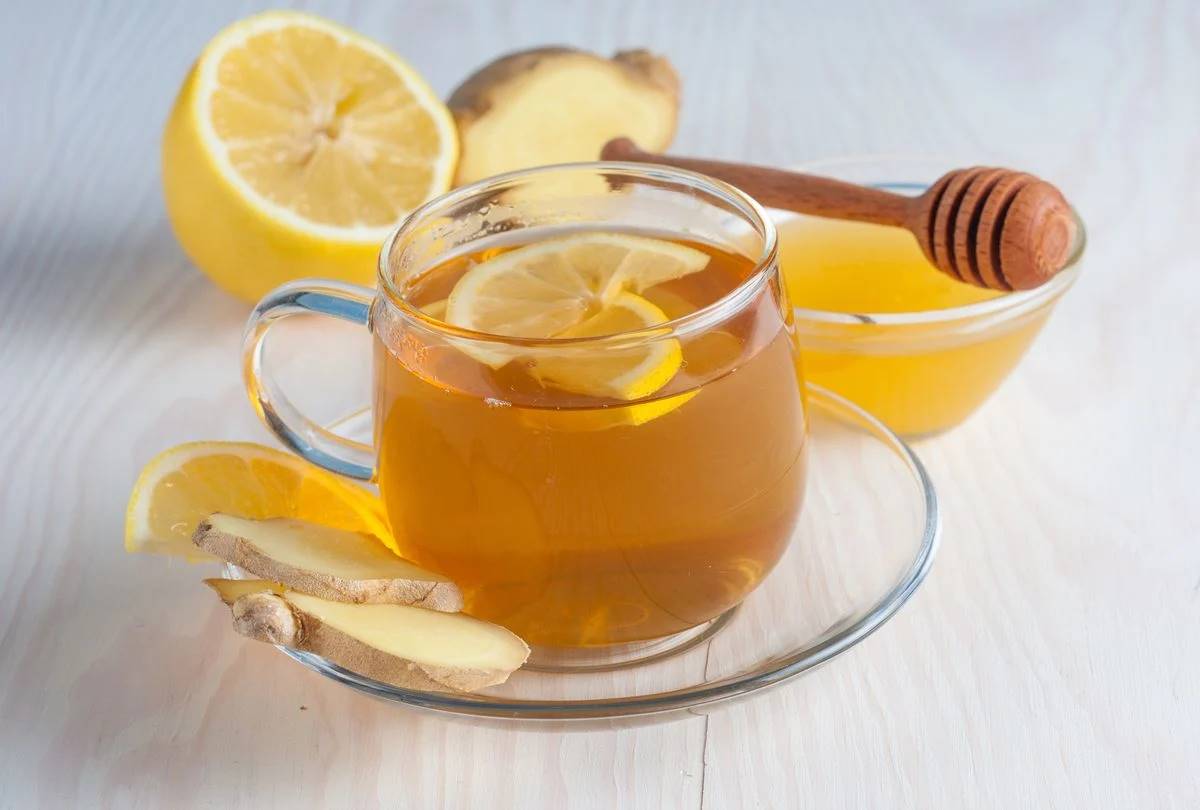 Chá de limão e mel