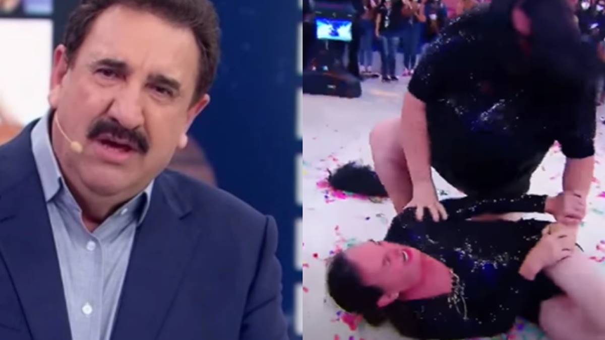 Marquito do SBT apanha ao vivo e Ratinho se desespera veja o vídeo