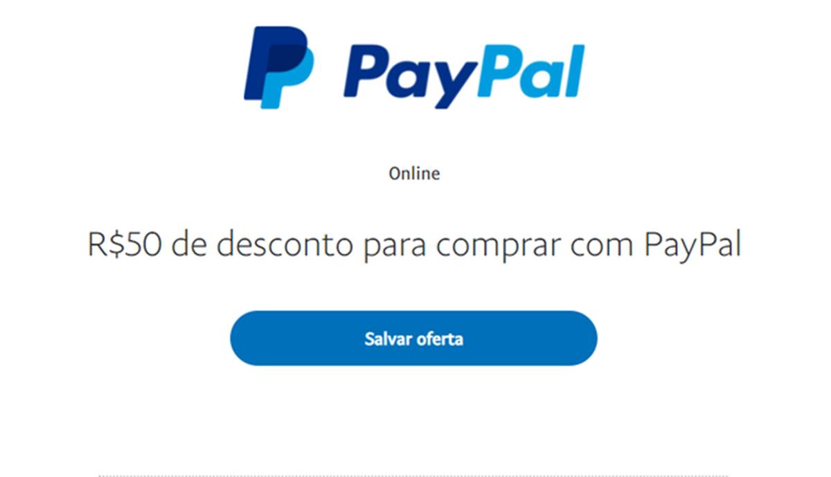 Cupom Paypal 50 reais como recuperar e ativar expirado e indisponível