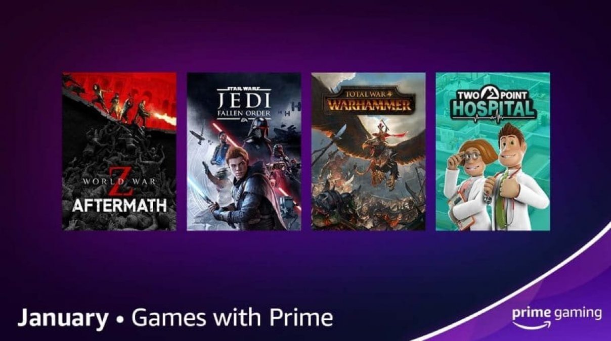 Amazon Prime divulga lista de jogos gratuitos para Janeiro