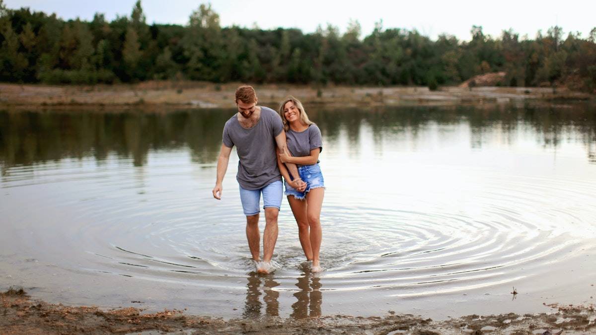 Casal feliz