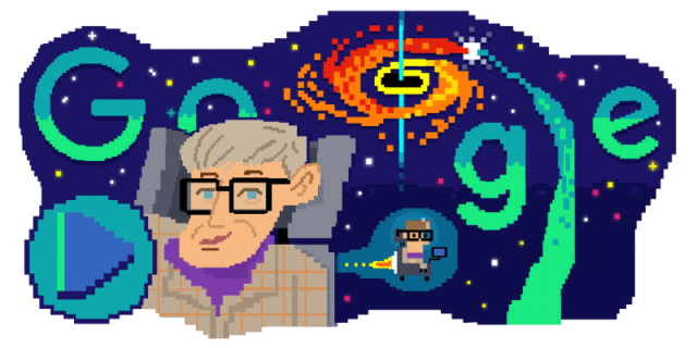 Google homenageia Stephen Hawking com Doodle comemorativo