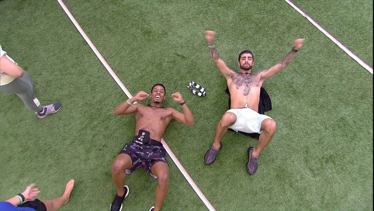 Prova do anjo GloboPlay BBB22: Dupla Pedro Scooby e Paulo André ganha o anjo da semana