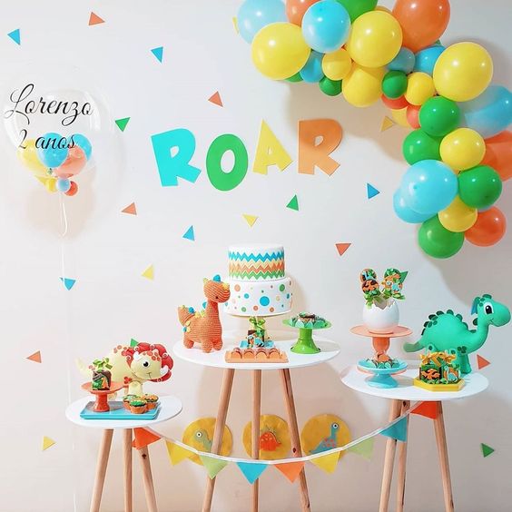 Decorar é divertido! Tema Dino