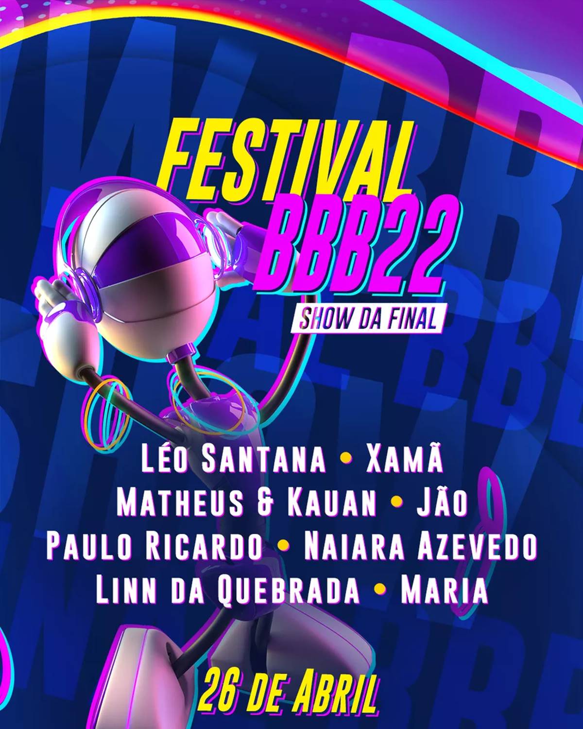 Linn da Quebrada e Maria vão se apresentar na final do BBB 22, veja lista dos shows