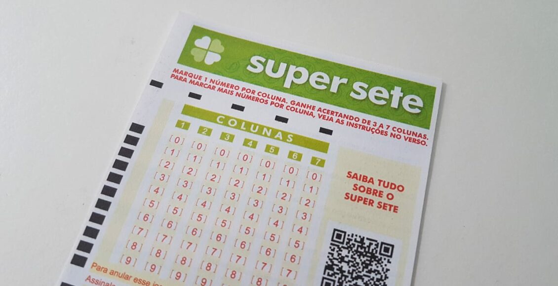 Super Sete 289 sorteia prêmio de R$ 600 mil nesta segunda-feira (29/08/2022)