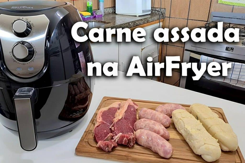 Churrasco Prático na AirFryer: Desfrute de uma refeição rápida e deliciosa feita na fritadeira elétrica