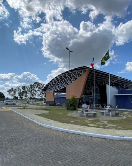 Fachada da Policlínica Regional de Santo Antônio de Jesus, Bahia