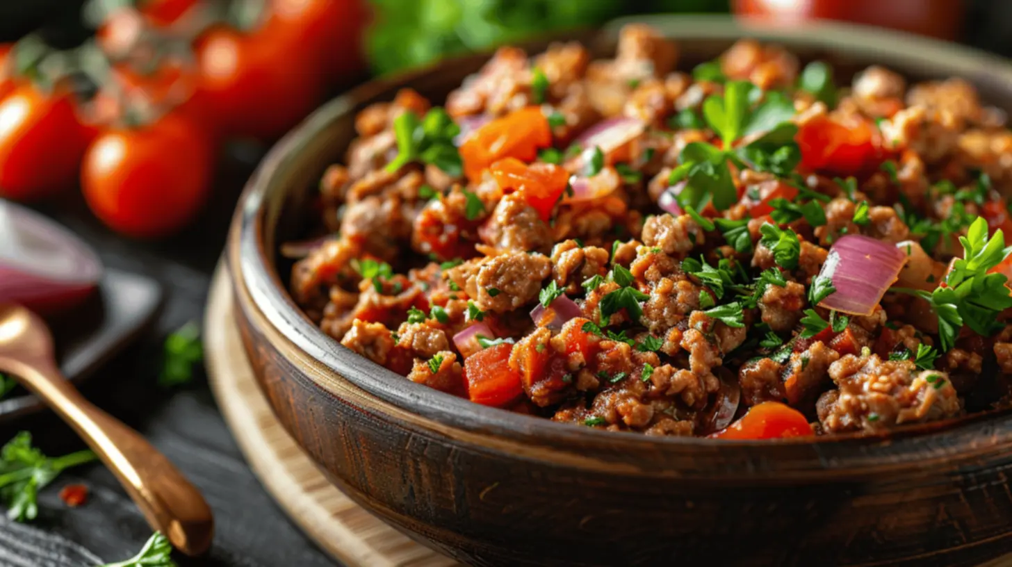 Carne moída deliciosa