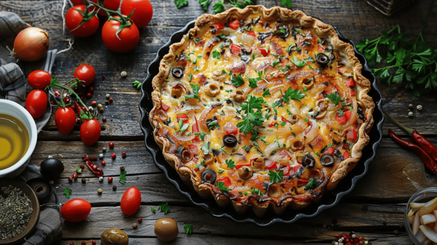 Ingredientes para torta de sardinha