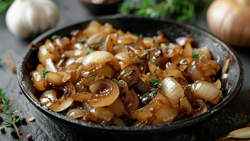 Receita de Cebola Caramelizada para Hambúrguer: Passo a Passo Simples e Rápido