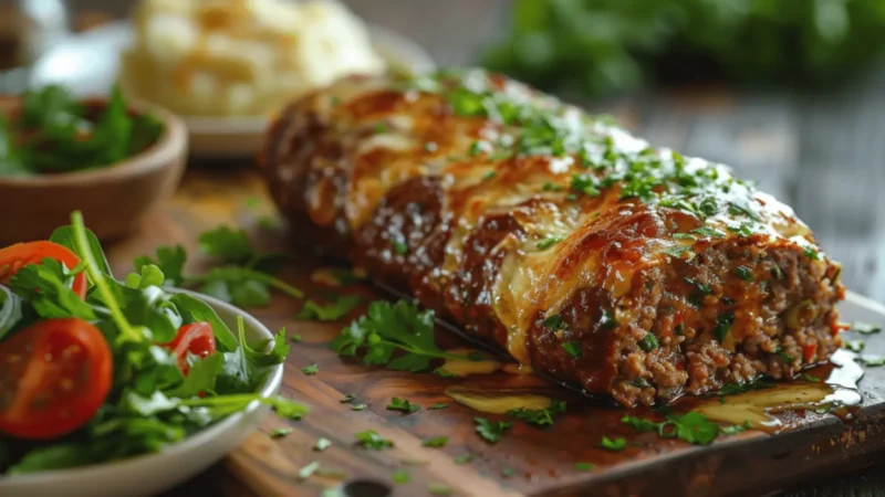 Receita de Rocambole de Carne Moída: Prato Saboroso para o Almoço em Família