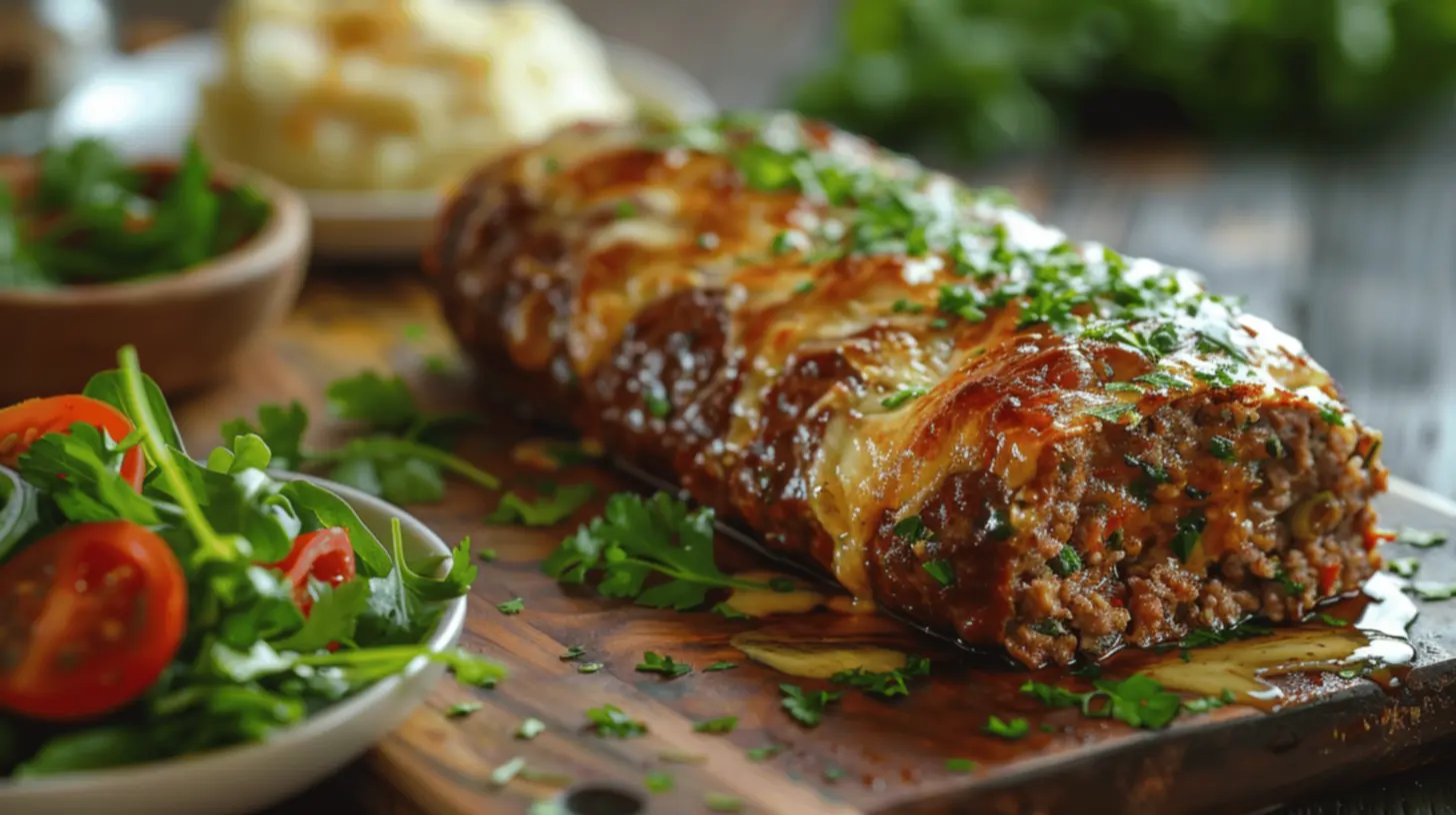 Receita de Rocambole de Carne Moída: Prato Saboroso para o Almoço em Família