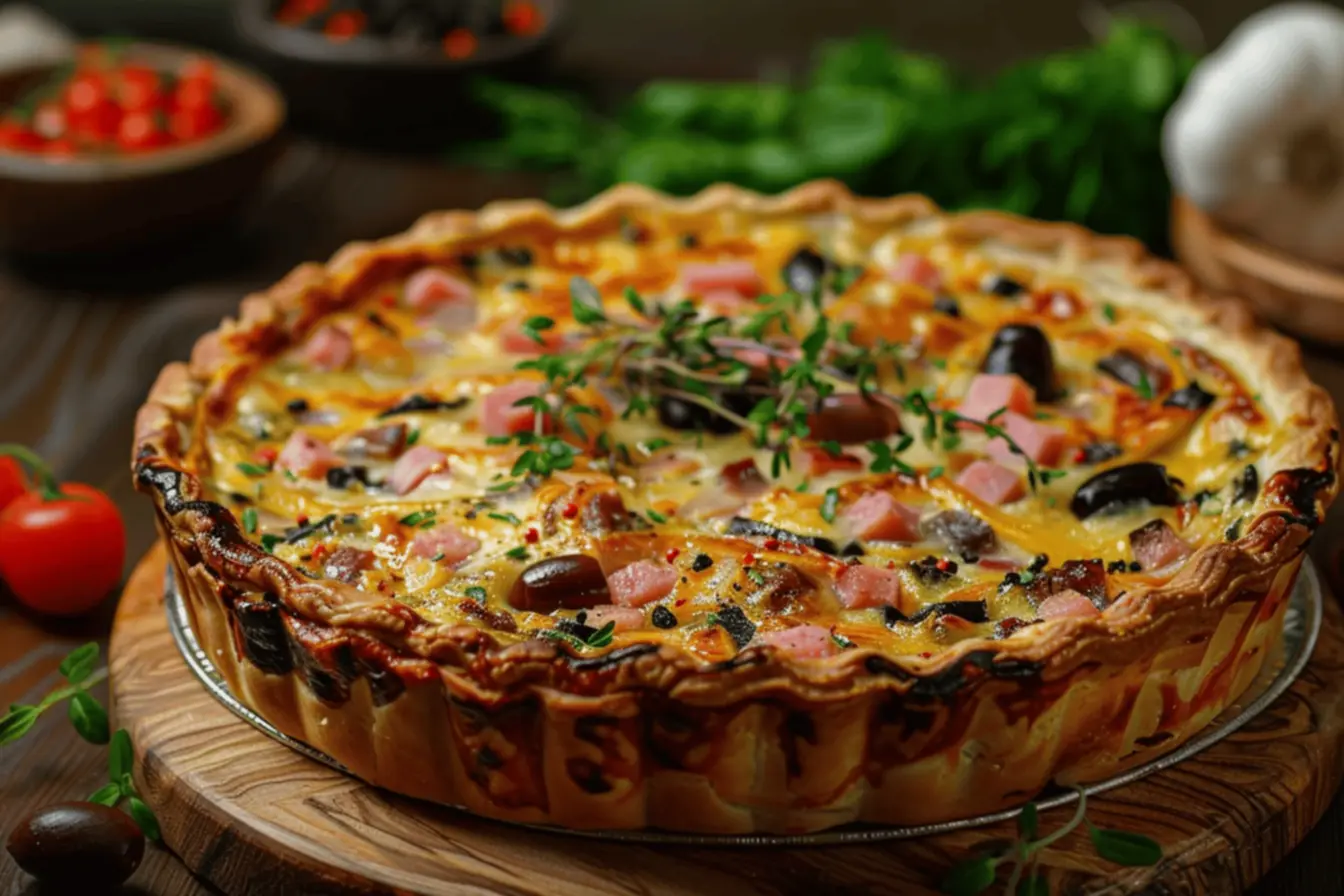 Torta salgada de liquidificador