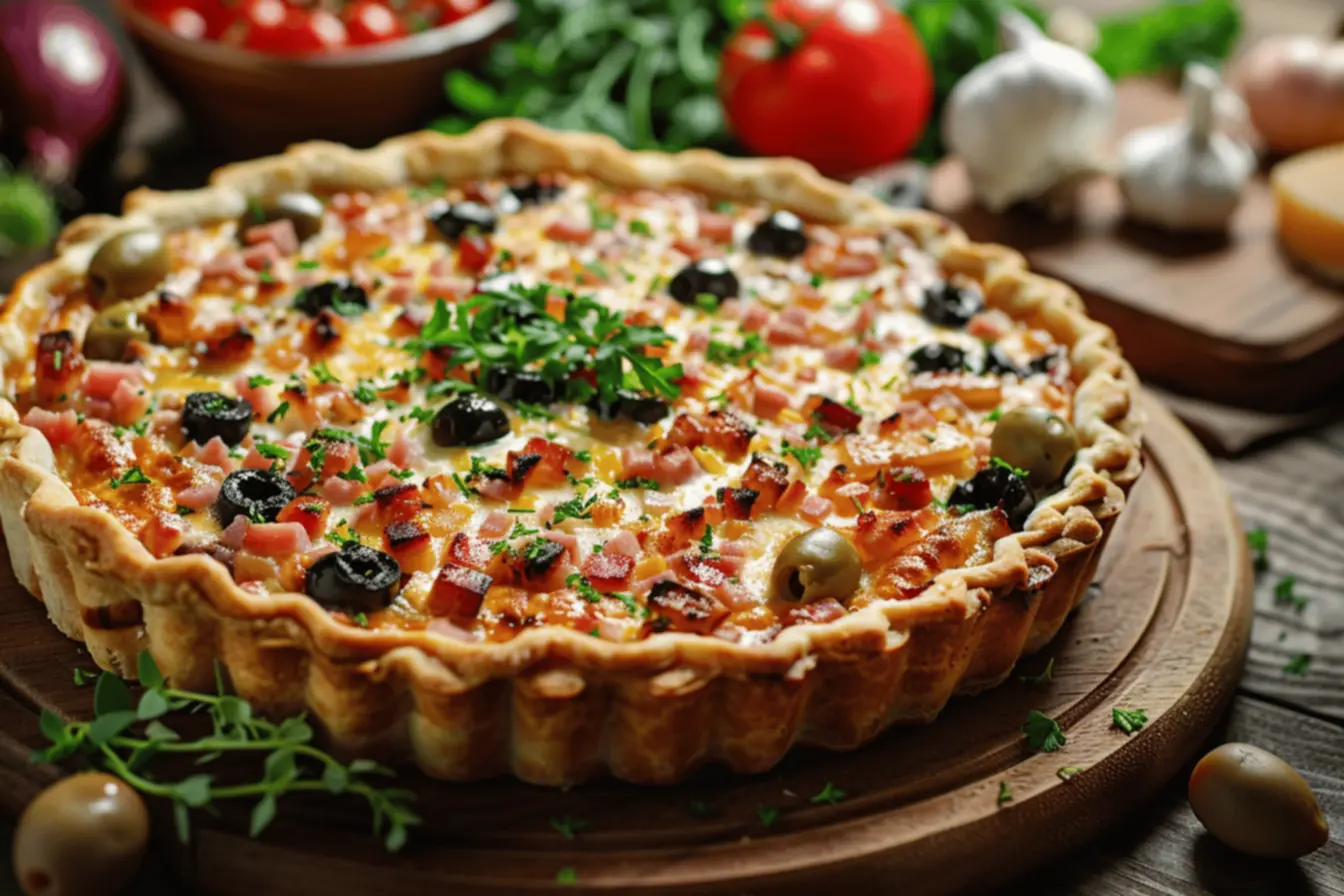 Torta salgada de liquidificador pronta