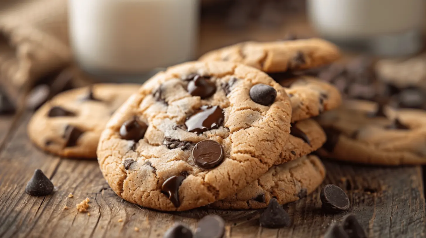 Cookies simples prontos para servir