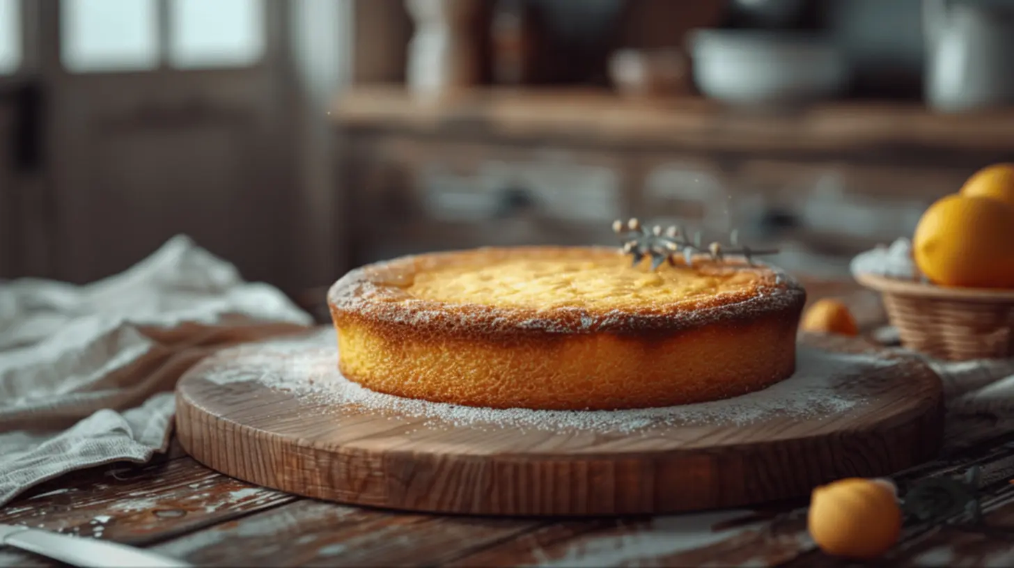 Receita de bolo de fubá cremoso