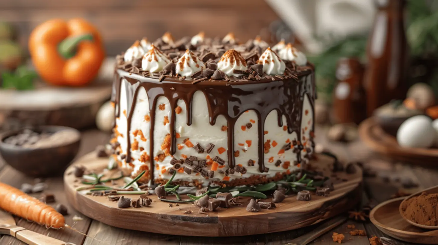 Bolo de cenoura de liquidificador pronto