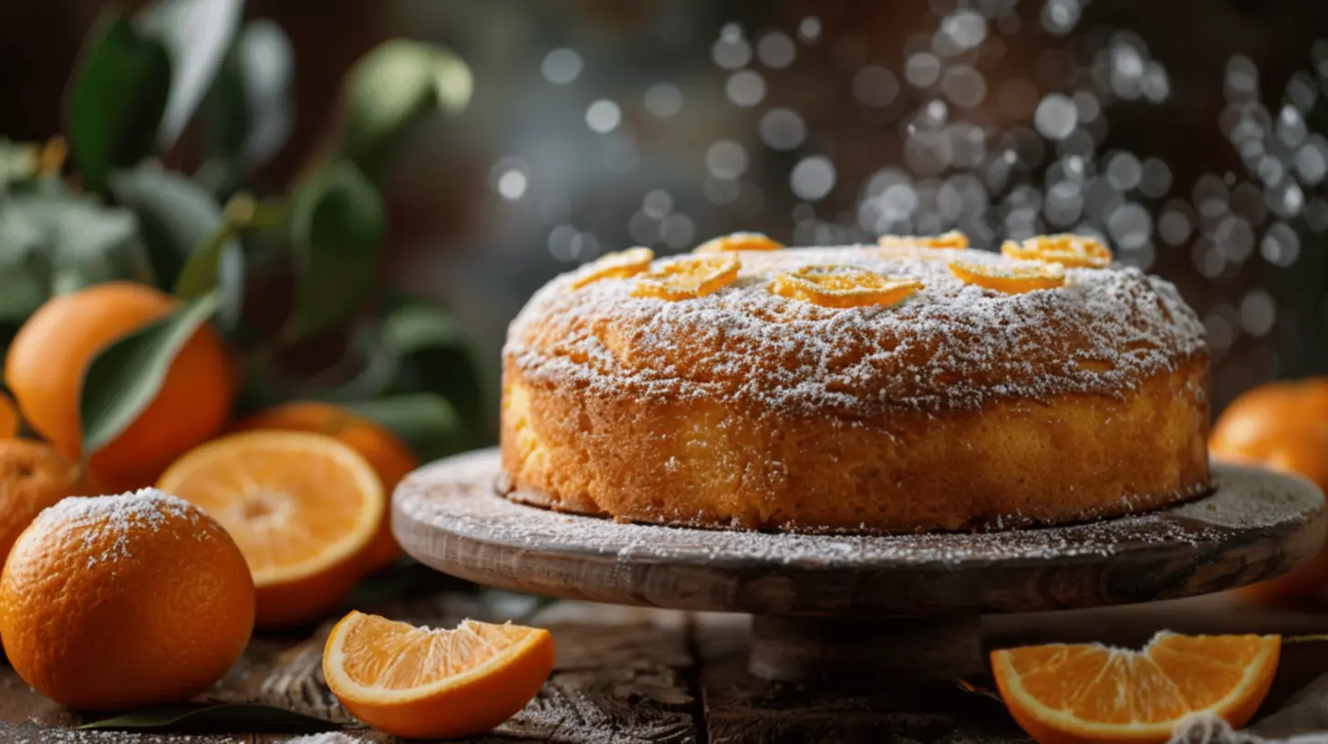Bolo de laranja simples