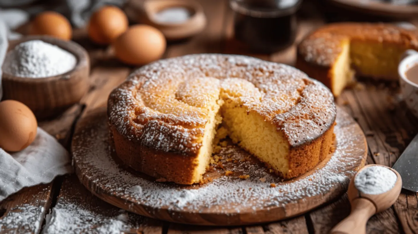 Bolo de liquidificador simples assado