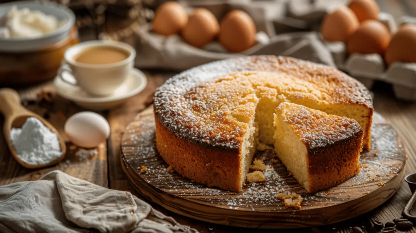 Acompanhamento de bolo de liquidificador simples
