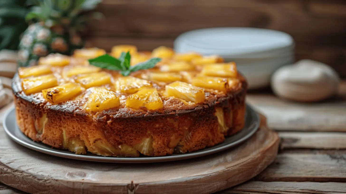 Receita de Bolo com Abacaxi: Tempo de Preparo de 1 Hora