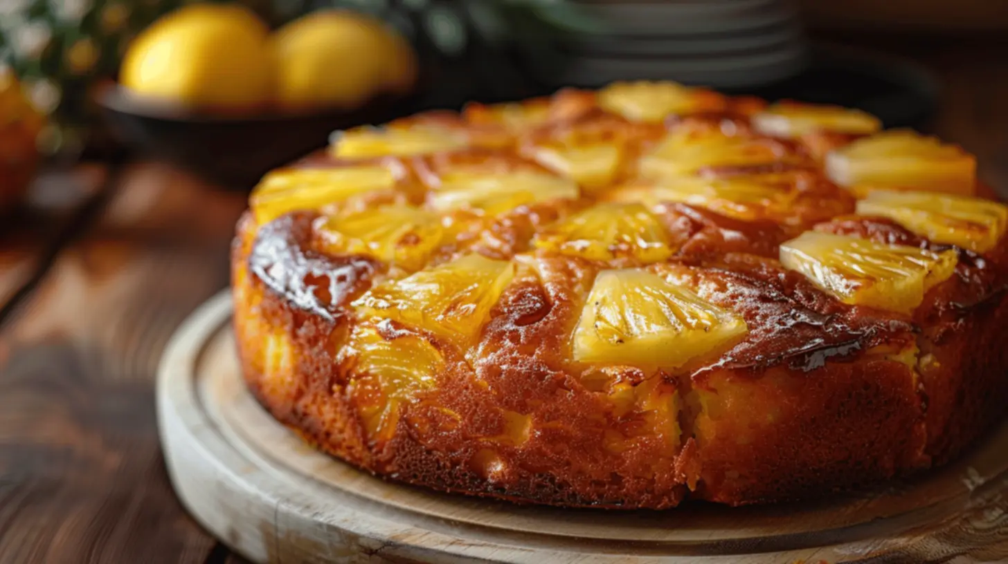 Bolo de Abacaxi Fresco