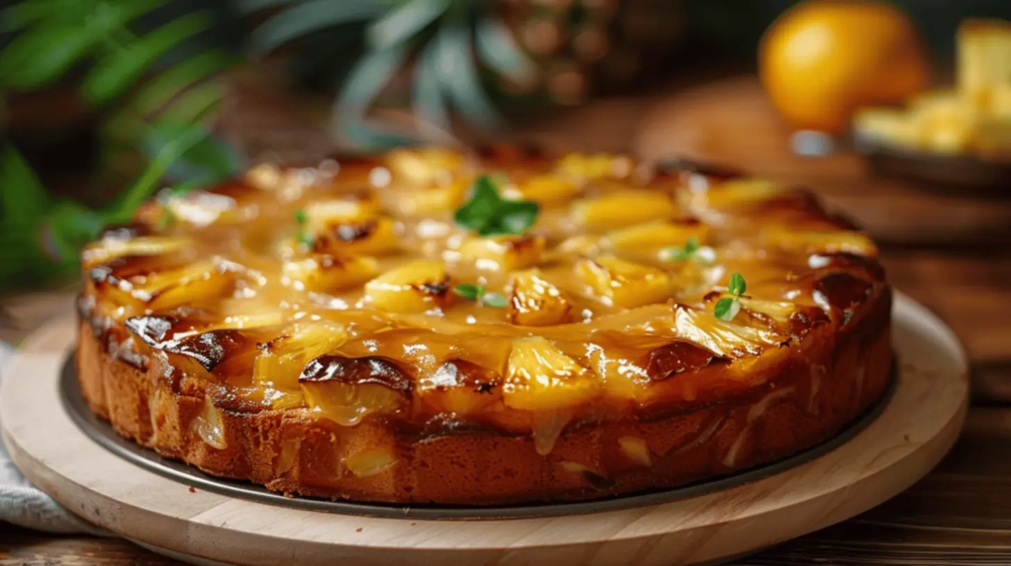 Bolo de Abacaxi Pronto