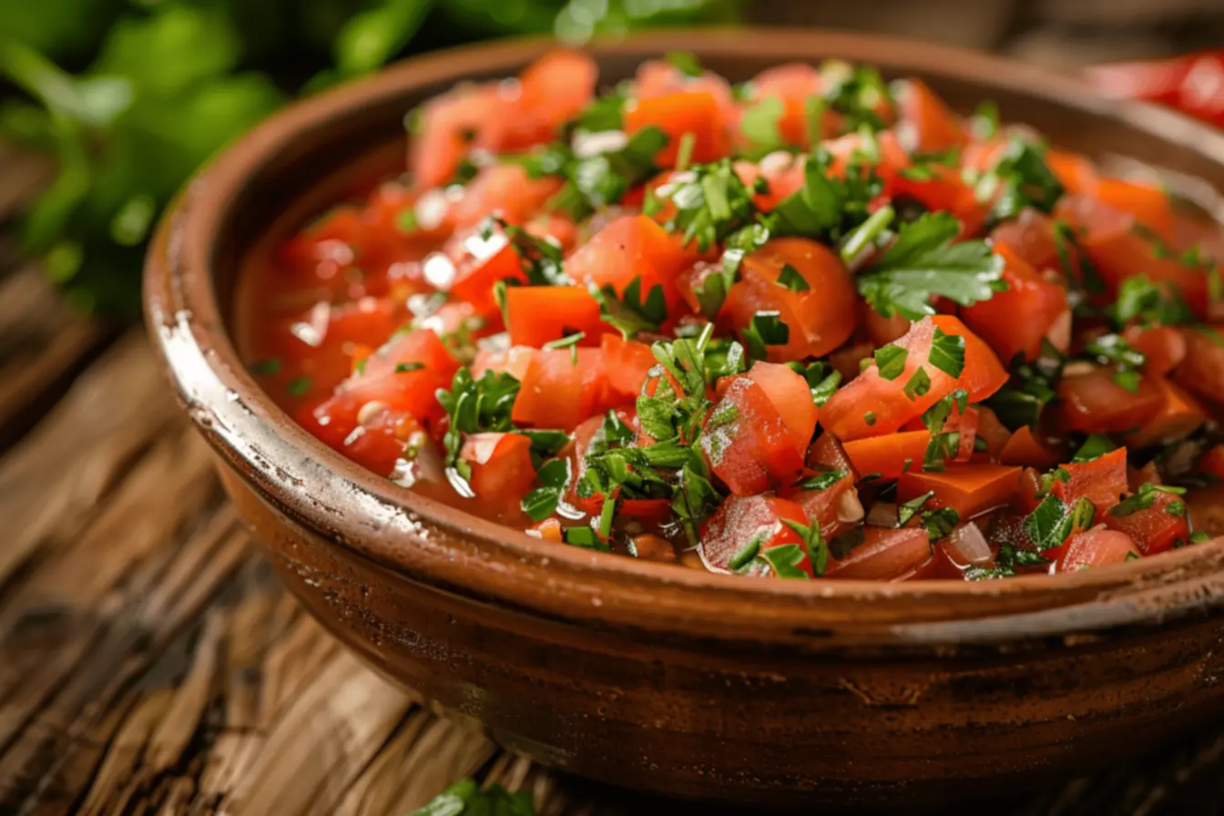 Canjiquinha com carne e legumes