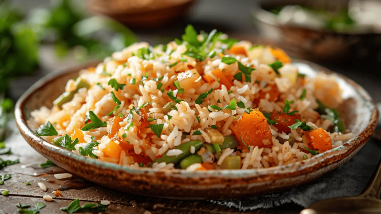 Delicioso baião de dois simples