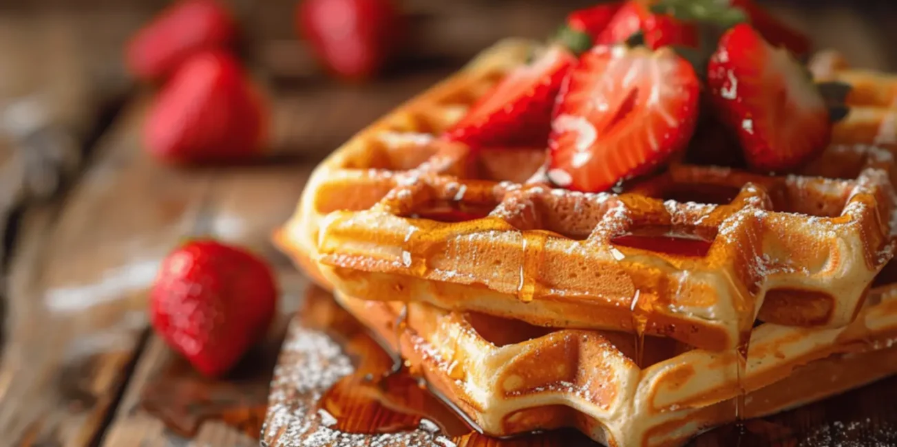 Receita de Waffle Simples: Pronto em 20 Minutos