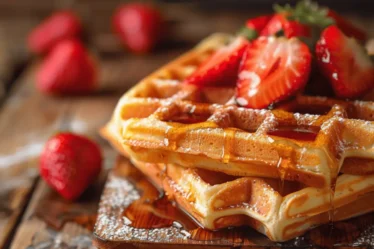 Receita de Waffle Simples: Pronto em 20 Minutos