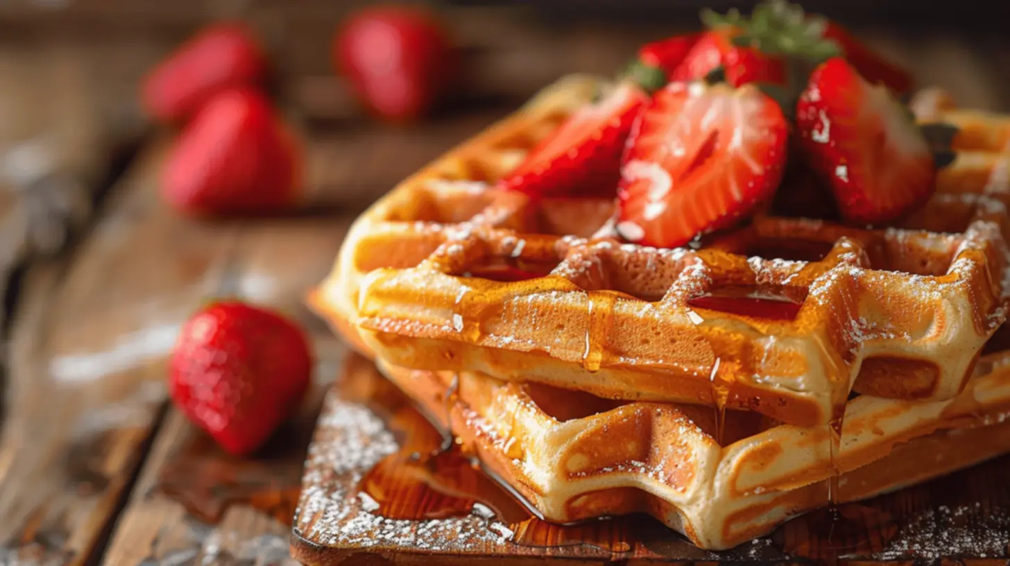 Receita de Waffle Simples: Pronto em 20 Minutos