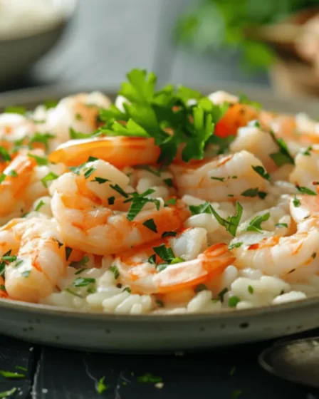 Receita de Camarão Risoto: Sabor Cremoso e Prato ideal para Jantares Especiais