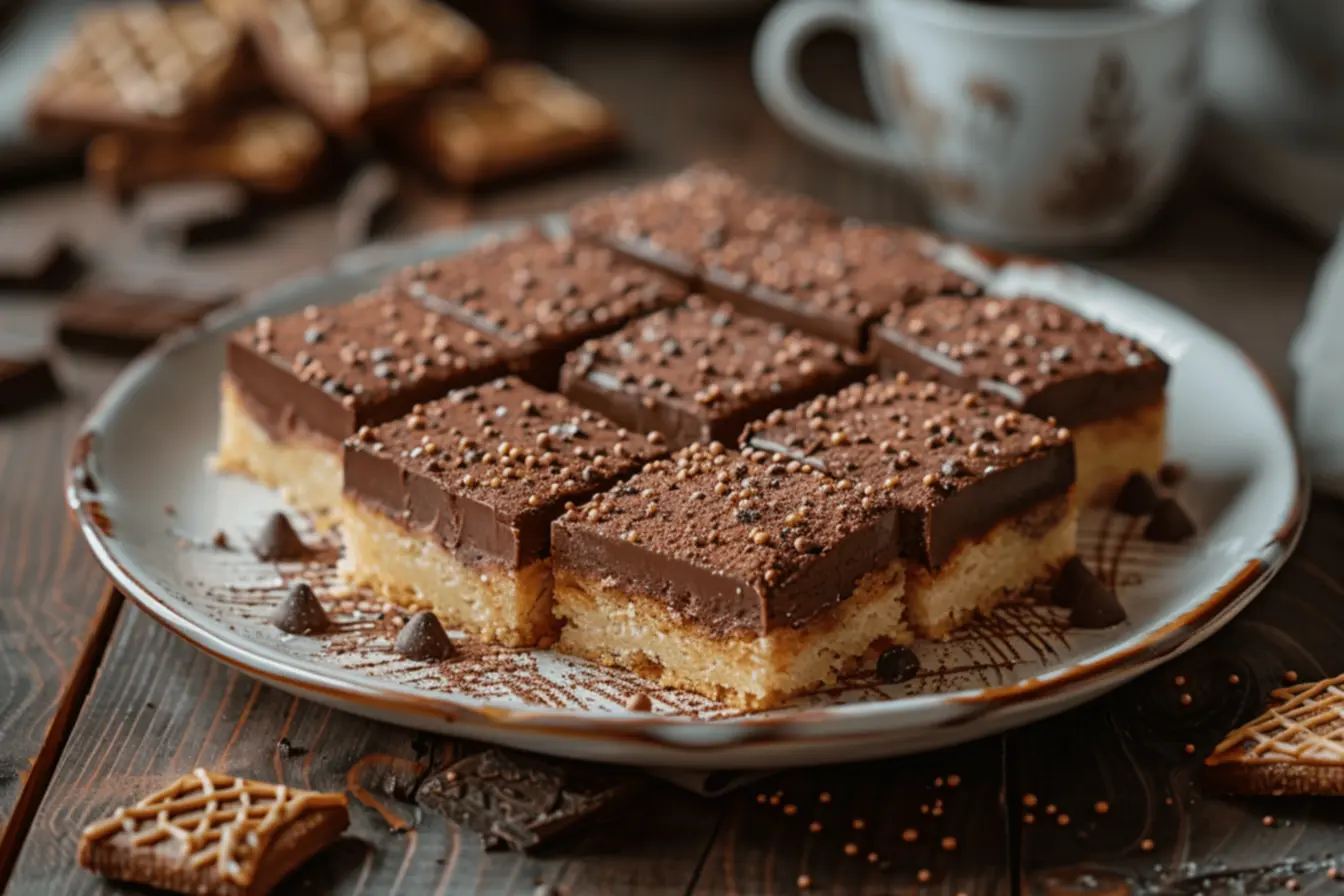 Receita de palha italiana com chocolate granulado