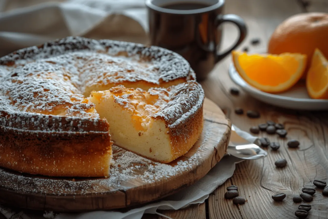 Bolo de fubá perfeitamente assado