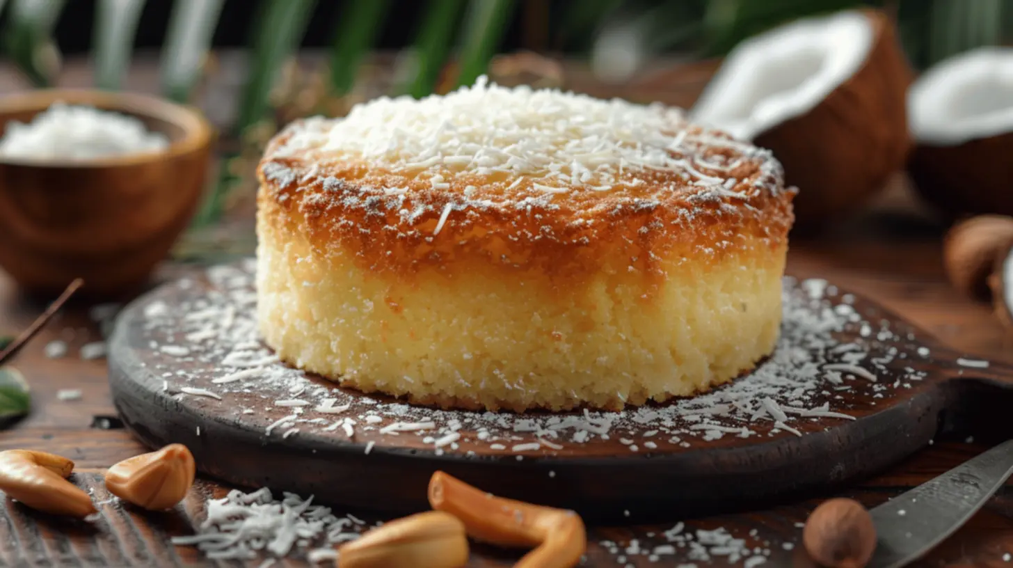 Bolo de macaxeira delicioso