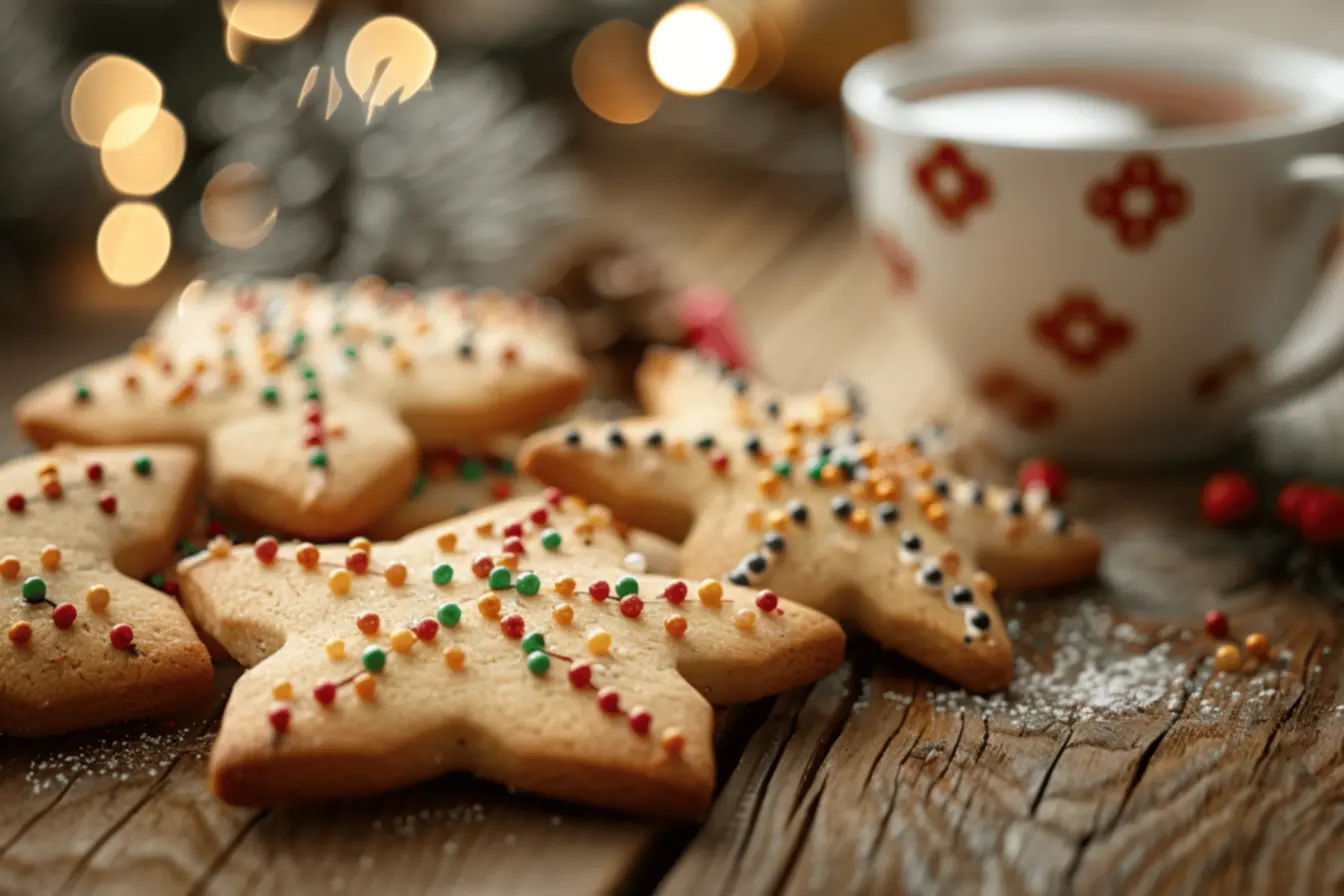 Biscoitos de Natal fresquinhos