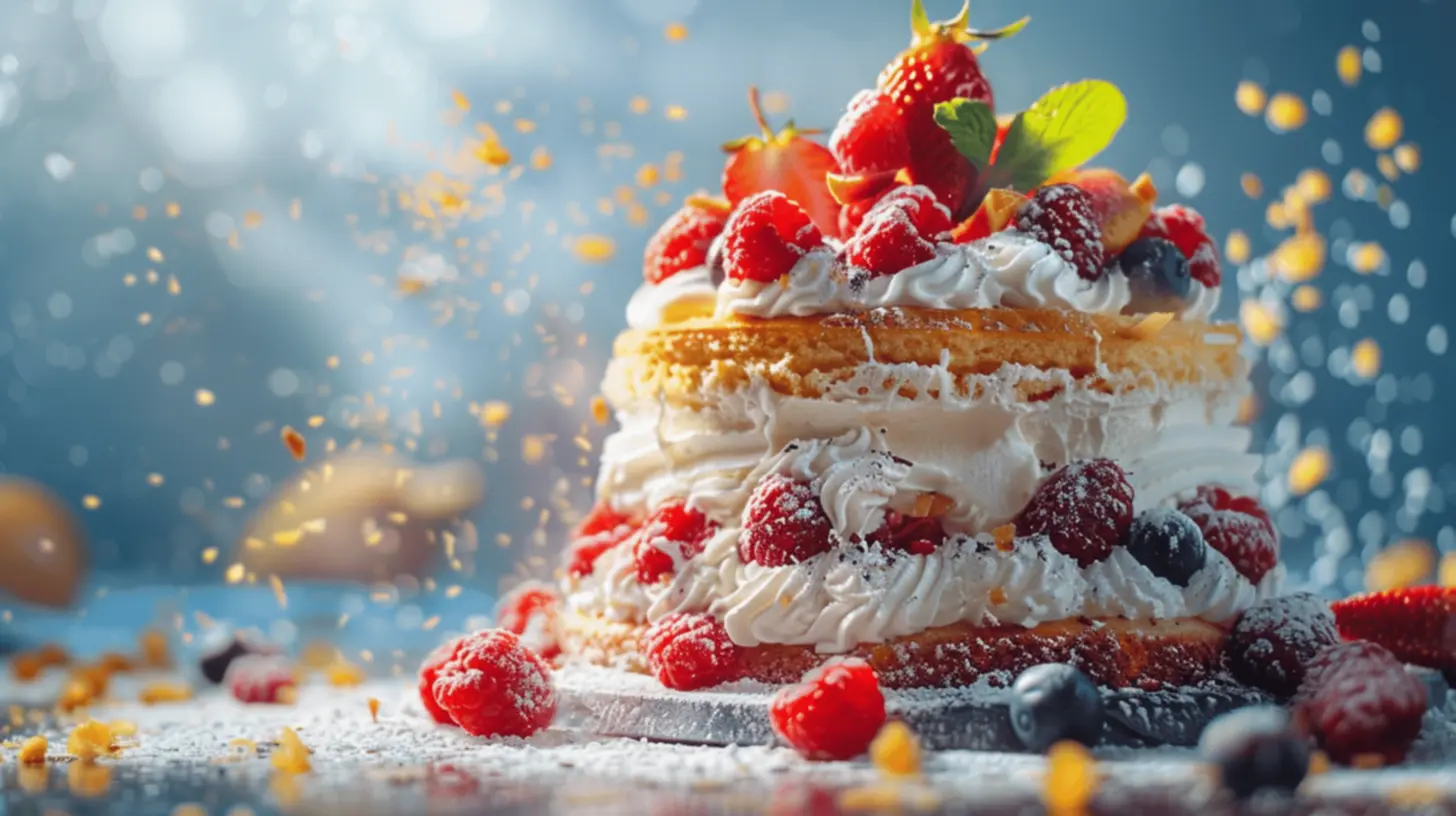 Deliciosa torta no liquidificador pronta