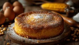 Receita de Bolo de Milho Simples: Pronto em 40 Minutos e Perfeito Para o Café da Tarde