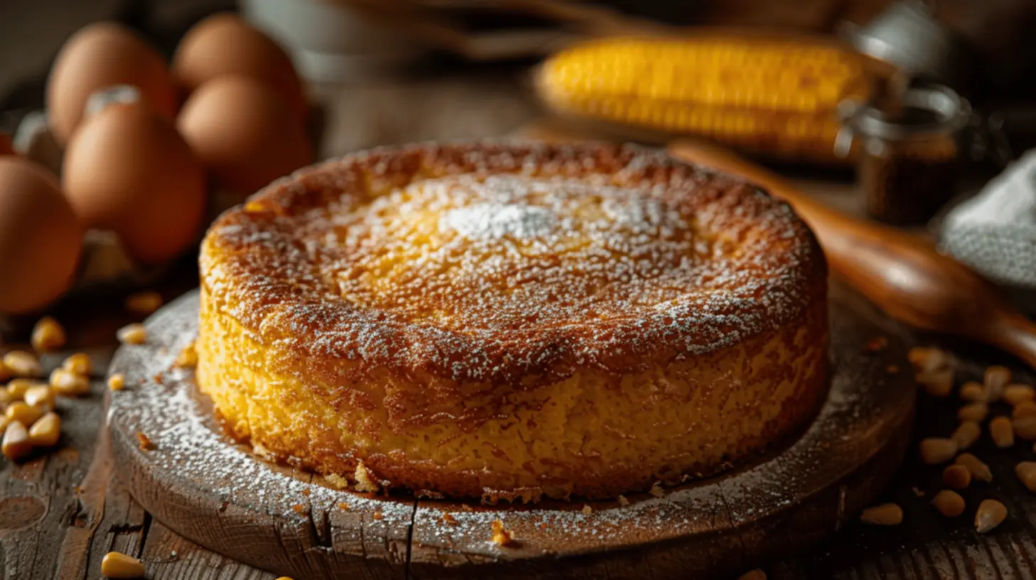 Receita de Bolo de Milho Simples: Pronto em 40 Minutos e Perfeito Para o Café da Tarde