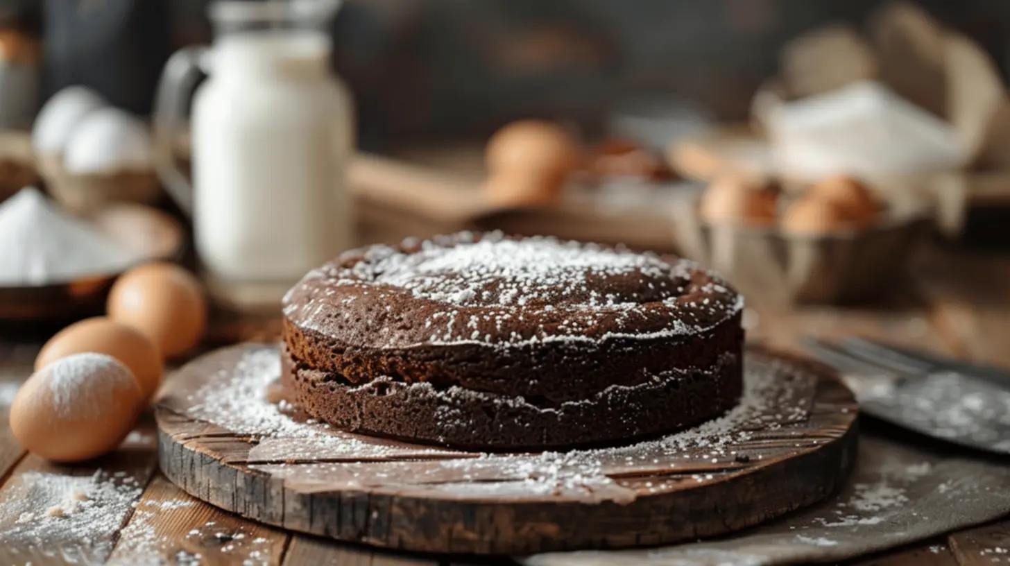Ingredientes do Bolo de Chocolate