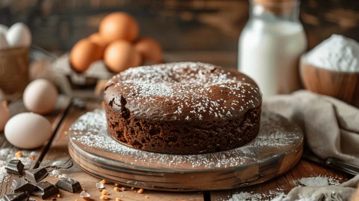 Bolo de Chocolate Finalizado