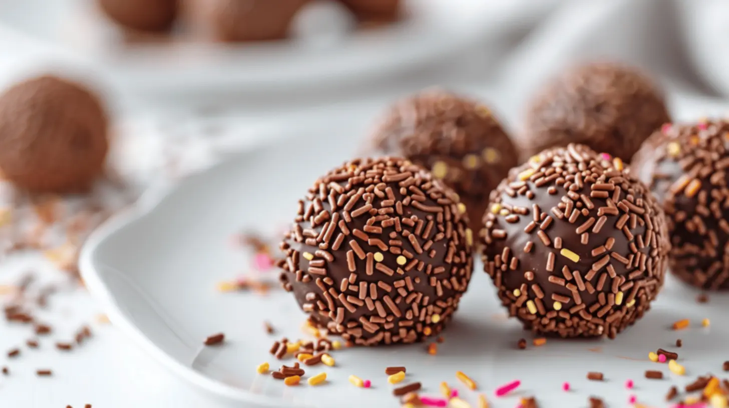 Delicioso brigadeiro enrolado