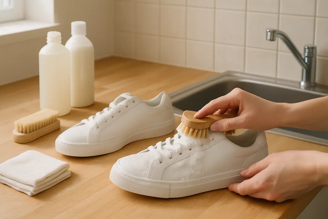 Como restaurar o brilho original do seu tênis branco com facilidade Como clarear tênis branco e devolver o brilho de fábrica