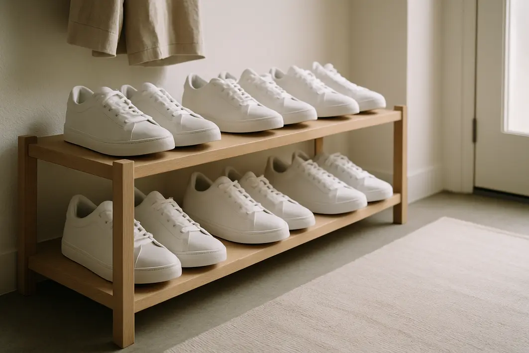 Guarde seu tênis branco corretamente e evite o amarelamento Como guardar tênis branco do jeito certo para evitar amarelamento