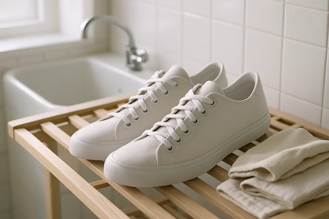 Secar tênis branco corretamente: preserve a forma e beleza dos calçados Como secar tênis branco do jeito certo sem estragar