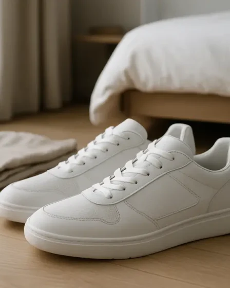 Tênis branco masculino: a peça versátil que transforma seu estilo Tênis branco masculino: modelos confortáveis e fáceis de combinar